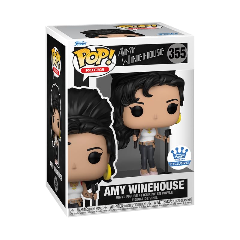 Foto 2 pulgar | Figura de Vinilo Funko Pop! Camiseta Blanca Sin Mangas Rocks Amy Winehouse - Venta Internacional
