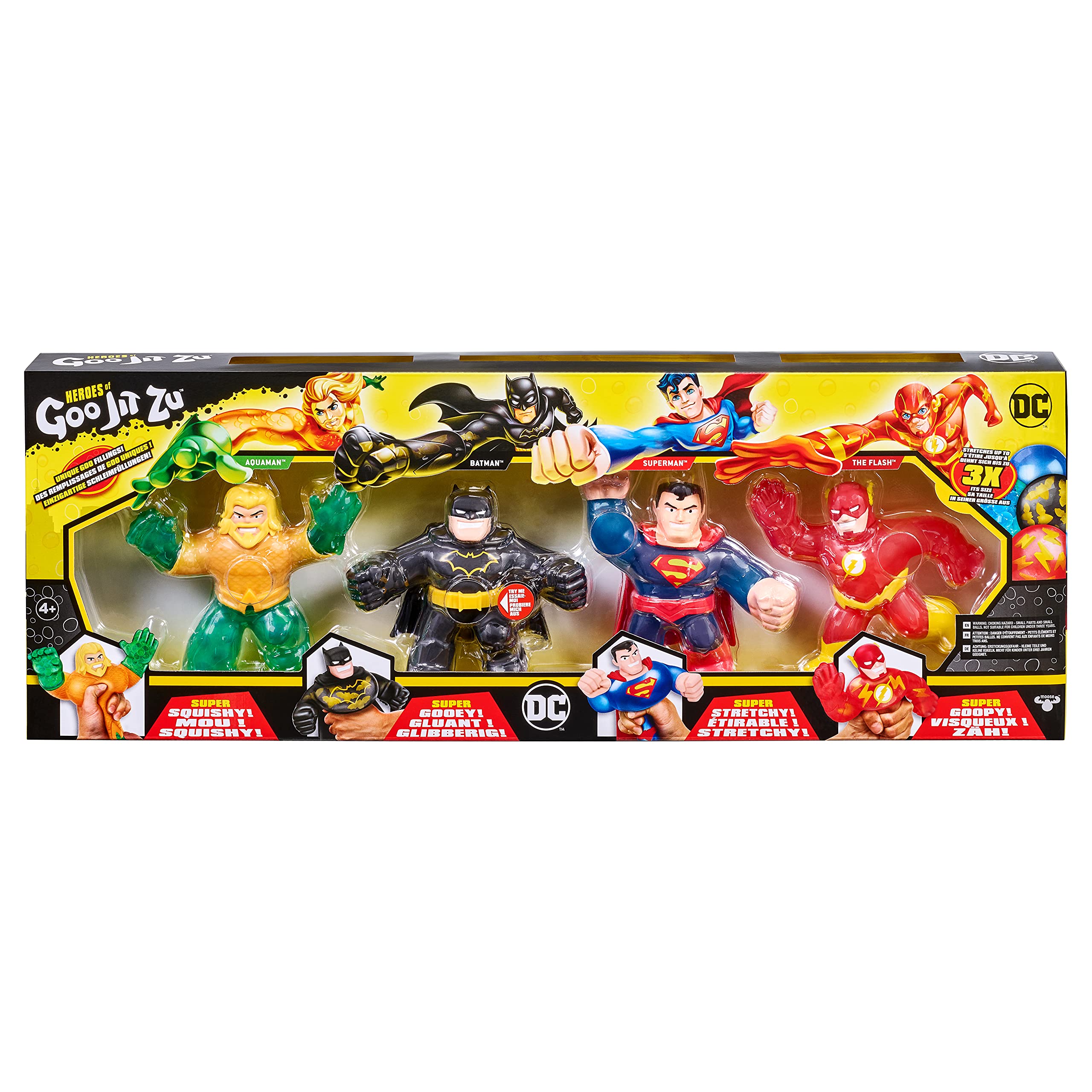 Foto 3 pulgar | Figuras Heroes Goo Jit Zu 4 Piezas-Venta Internacional