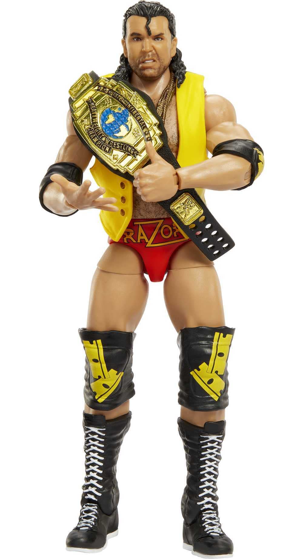 Foto 2 pulgar | Figura De Acción Mattel Wwe Razor Ramon Ultimate Edition 15 Cm - Venta Internacional