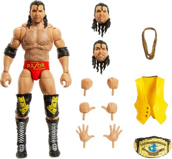 Foto 5 | Figura De Acción Mattel Wwe Razor Ramon Ultimate Edition 15 Cm - Venta Internacional