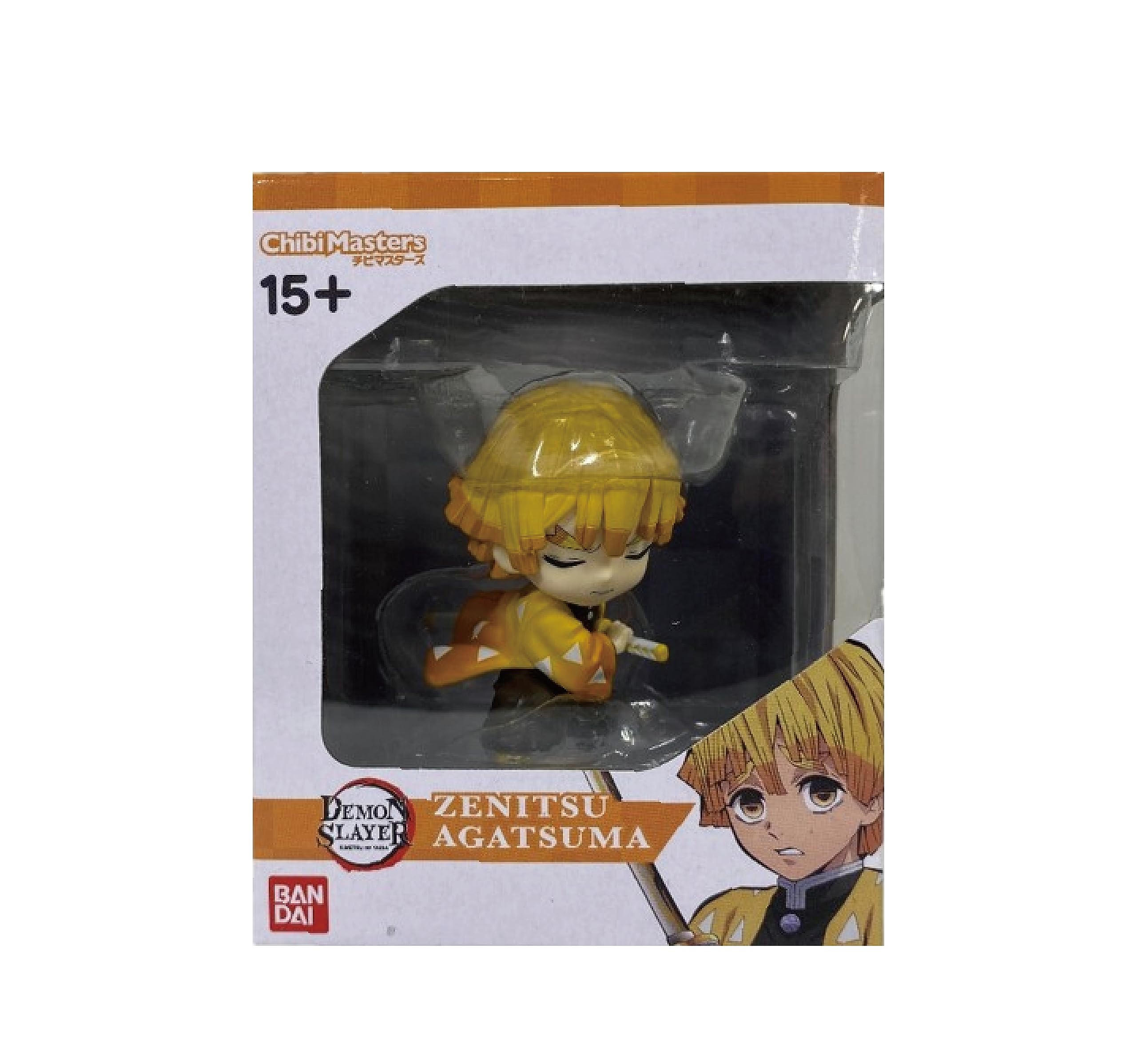 Foto 4 pulgar | Figura Bandai Chibi Masters Demon Slayer Zenitsu Agatsuma - Venta Internacional