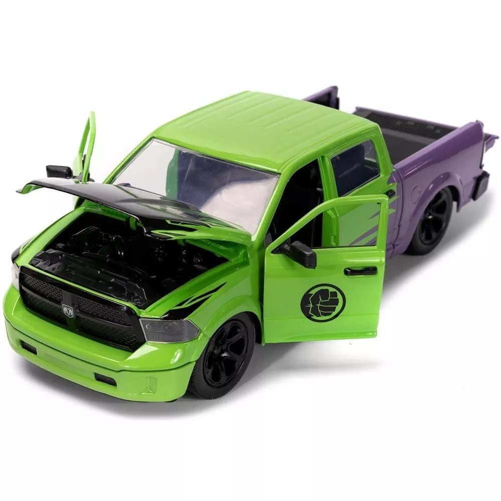 Foto 3 pulgar | Coche Dodge RAM 1500 Toy Jada 1:24 con Hulk - Venta Internacional