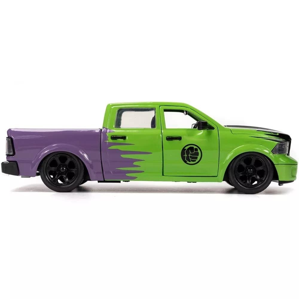 Foto 4 pulgar | Coche Dodge RAM 1500 Toy Jada 1:24 con Hulk - Venta Internacional