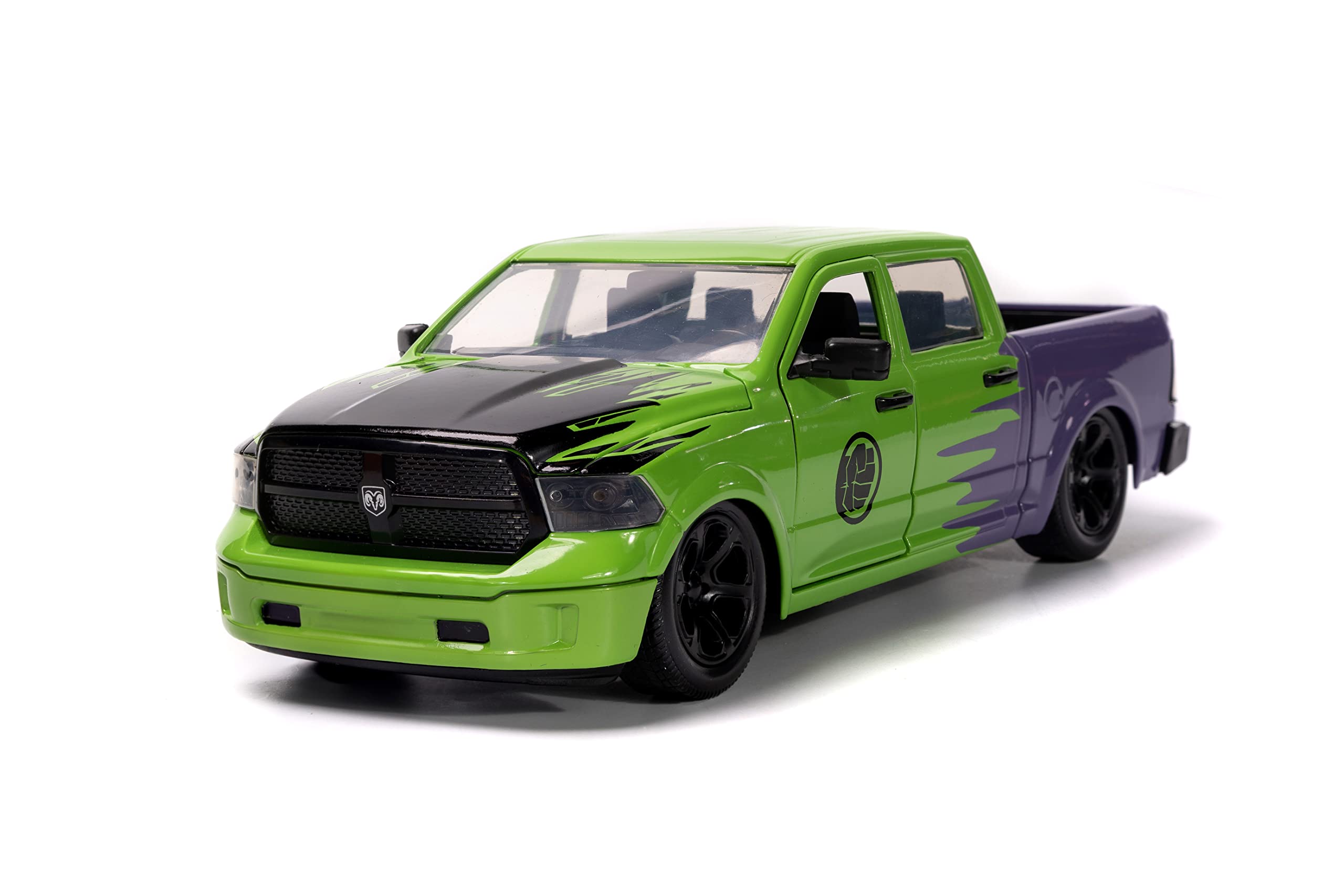 Foto 7 pulgar | Coche Dodge RAM 1500 Toy Jada 1:24 con Hulk - Venta Internacional