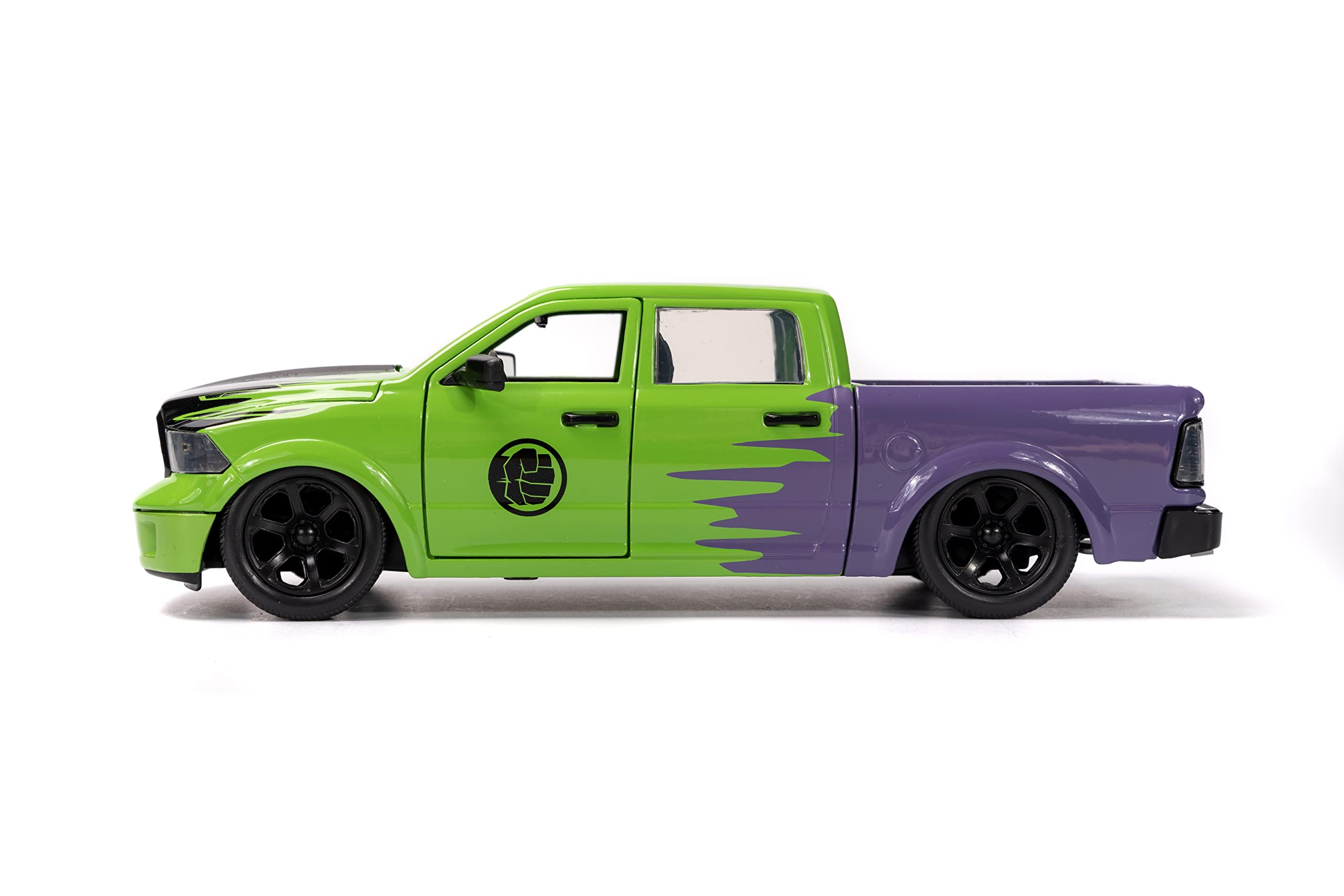 Foto 8 pulgar | Coche Dodge RAM 1500 Toy Jada 1:24 con Hulk - Venta Internacional