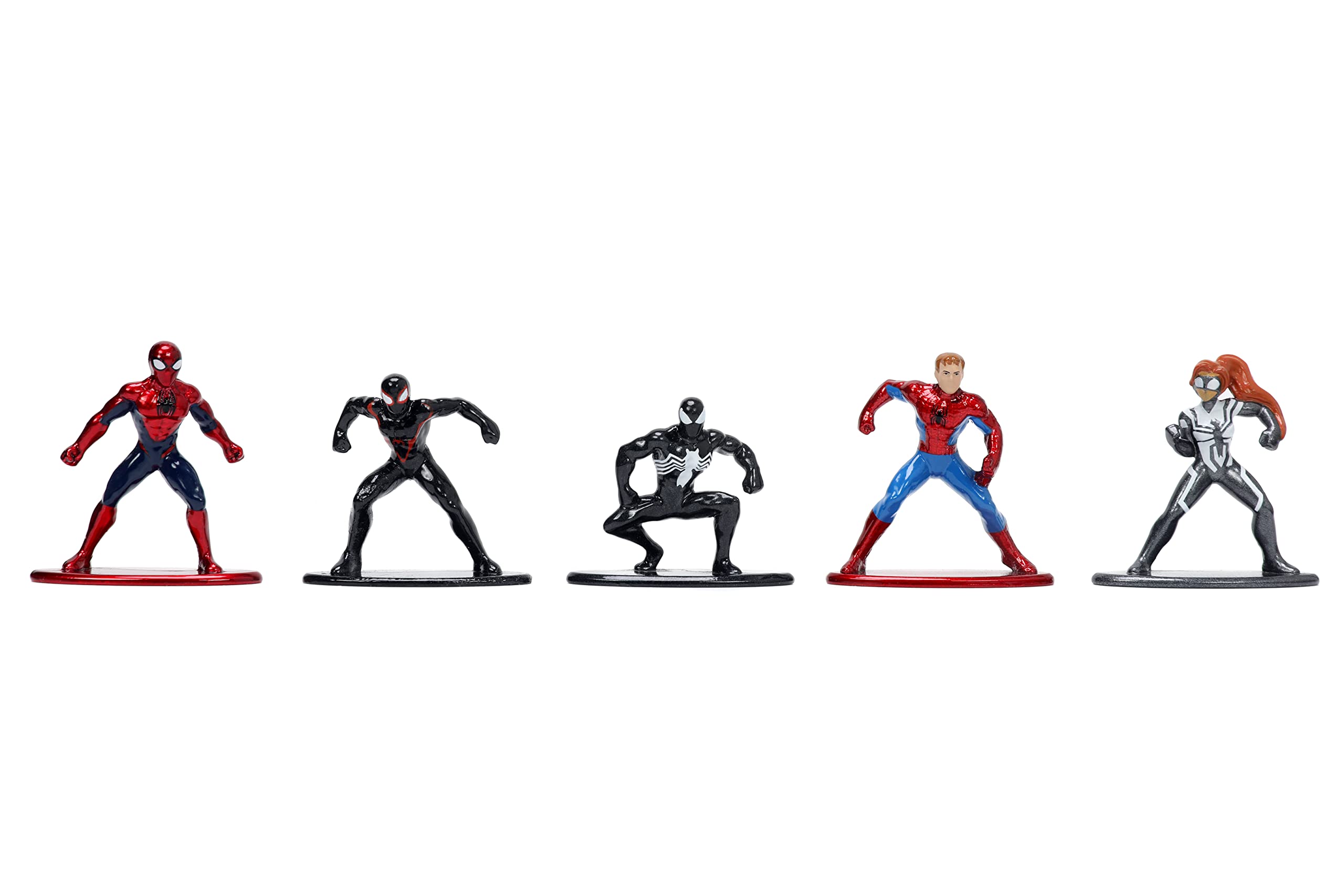 Foto 2 | Figuras Fundidas a Presión Jada Toys Marvel Spider-Man 18 Unidades Serie 8 - Venta Internacional