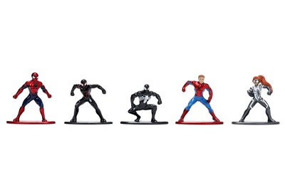 Foto 2 | Figuras Fundidas a Presión Jada Toys Marvel Spider-Man 18 Unidades Serie 8 - Venta Internacional