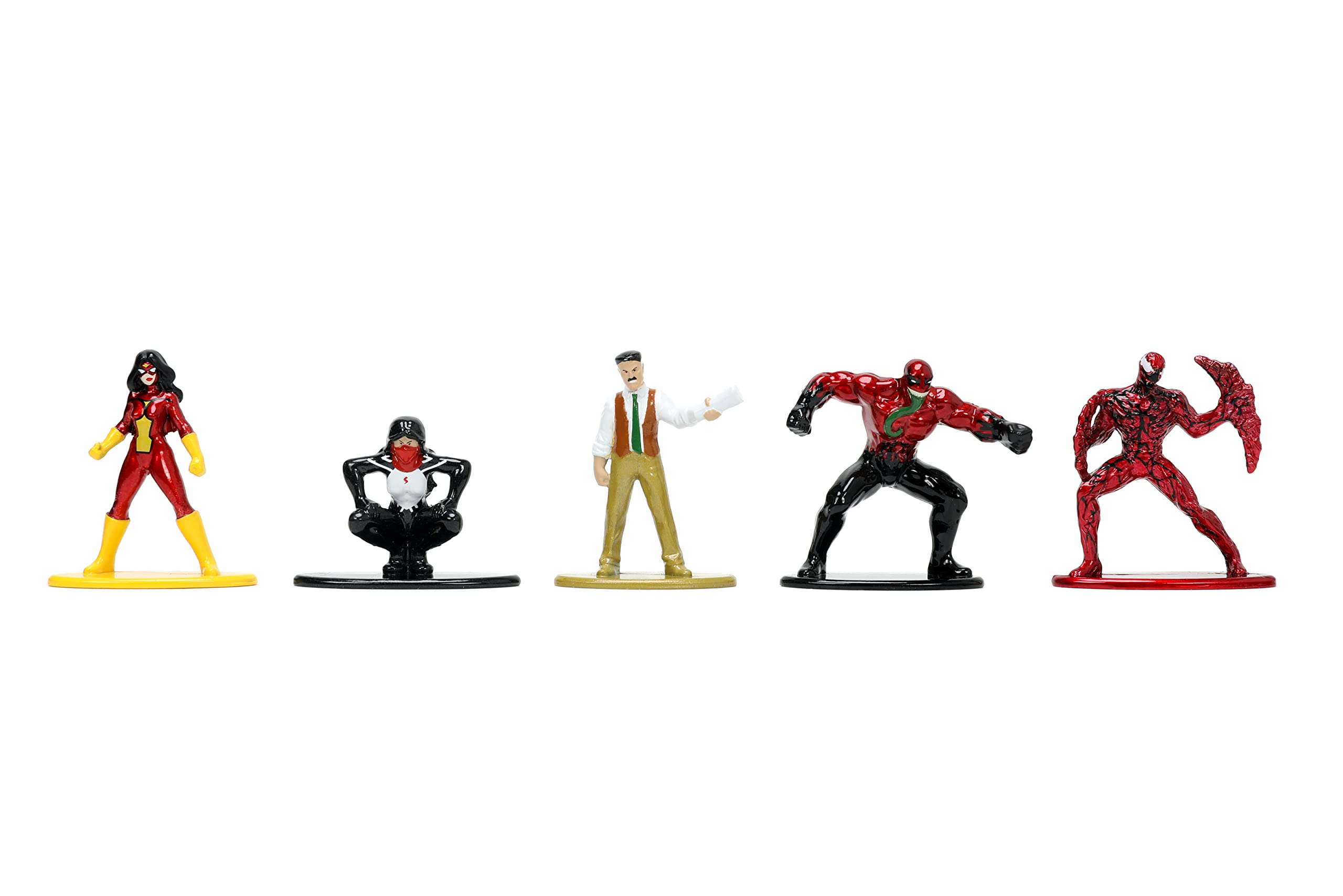 Foto 4 pulgar | Figuras Fundidas a Presión Jada Toys Marvel Spider-Man 18 Unidades Serie 8 - Venta Internacional