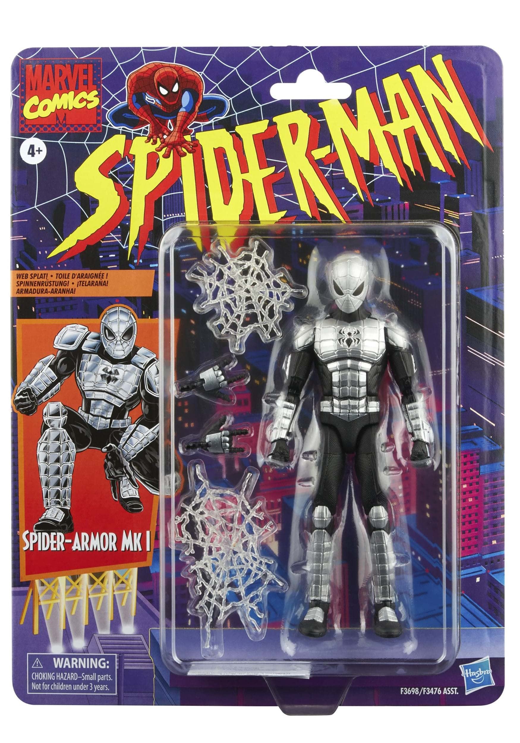 Foto 3 pulgar | Figura de Acción Spider-man Marvel Legends Spider-armor Mk I - Venta Internacional