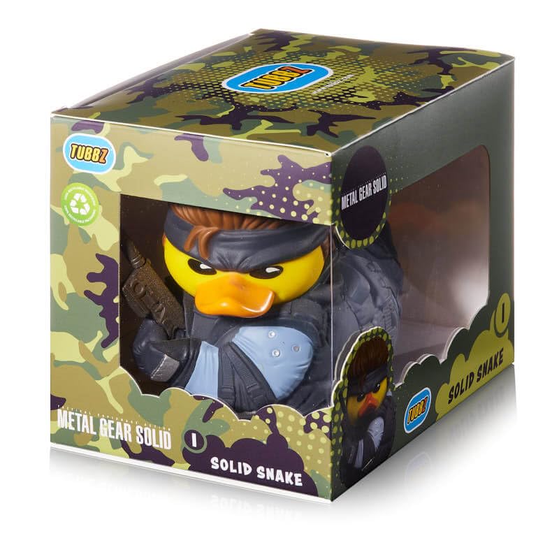 Foto 3 pulgar | Figura Coleccionable de Vinilo con Forma de Pato de Goma Tubbz Solid Snake - Venta Internacional