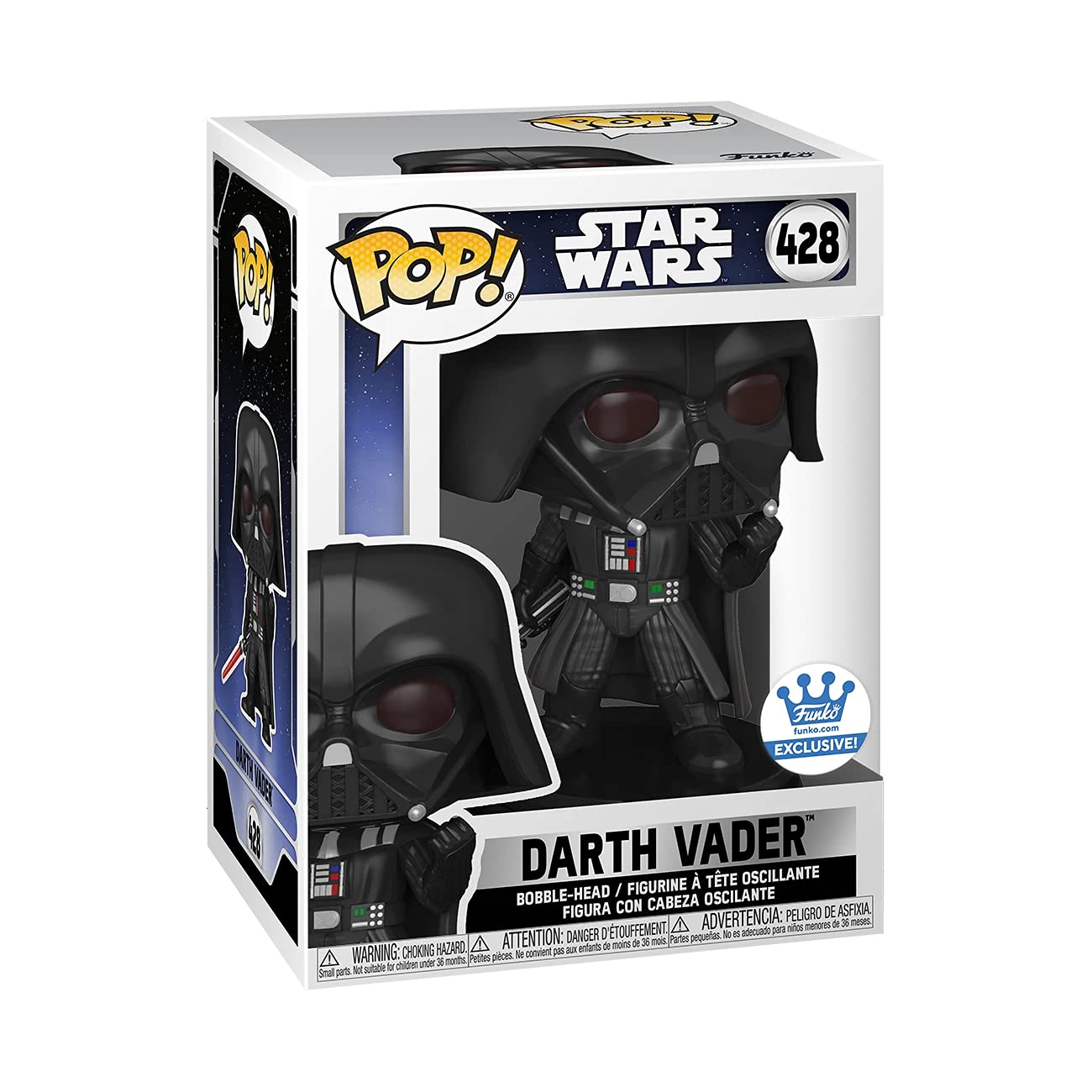 Foto 3 pulgar | Figura De Vinilo Funko Pop! Star Wars #428 Exclusiva De Darth Vader - Venta Internacional