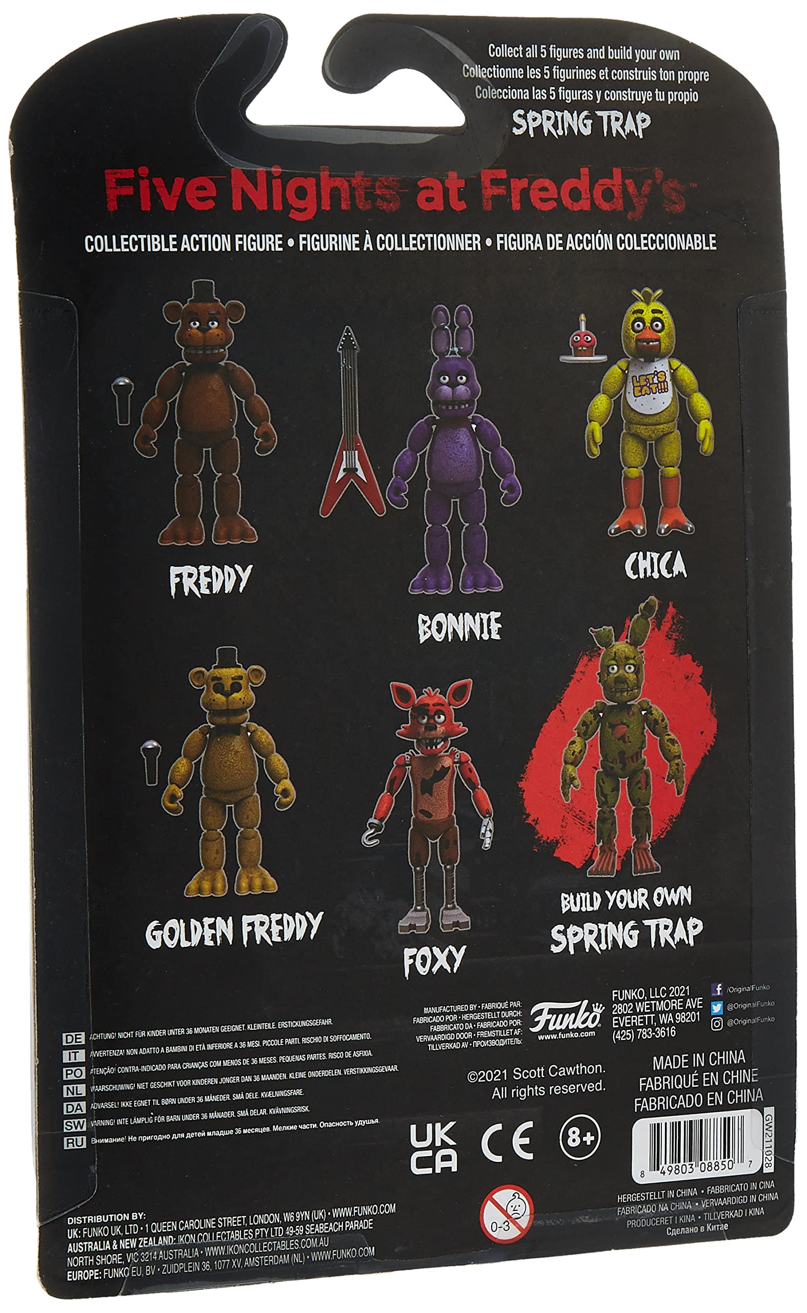 Foto 6 pulgar | Figura de Juguete Funko Five Nights At Freddy's Pop Golden Freddy - Venta Internacional
