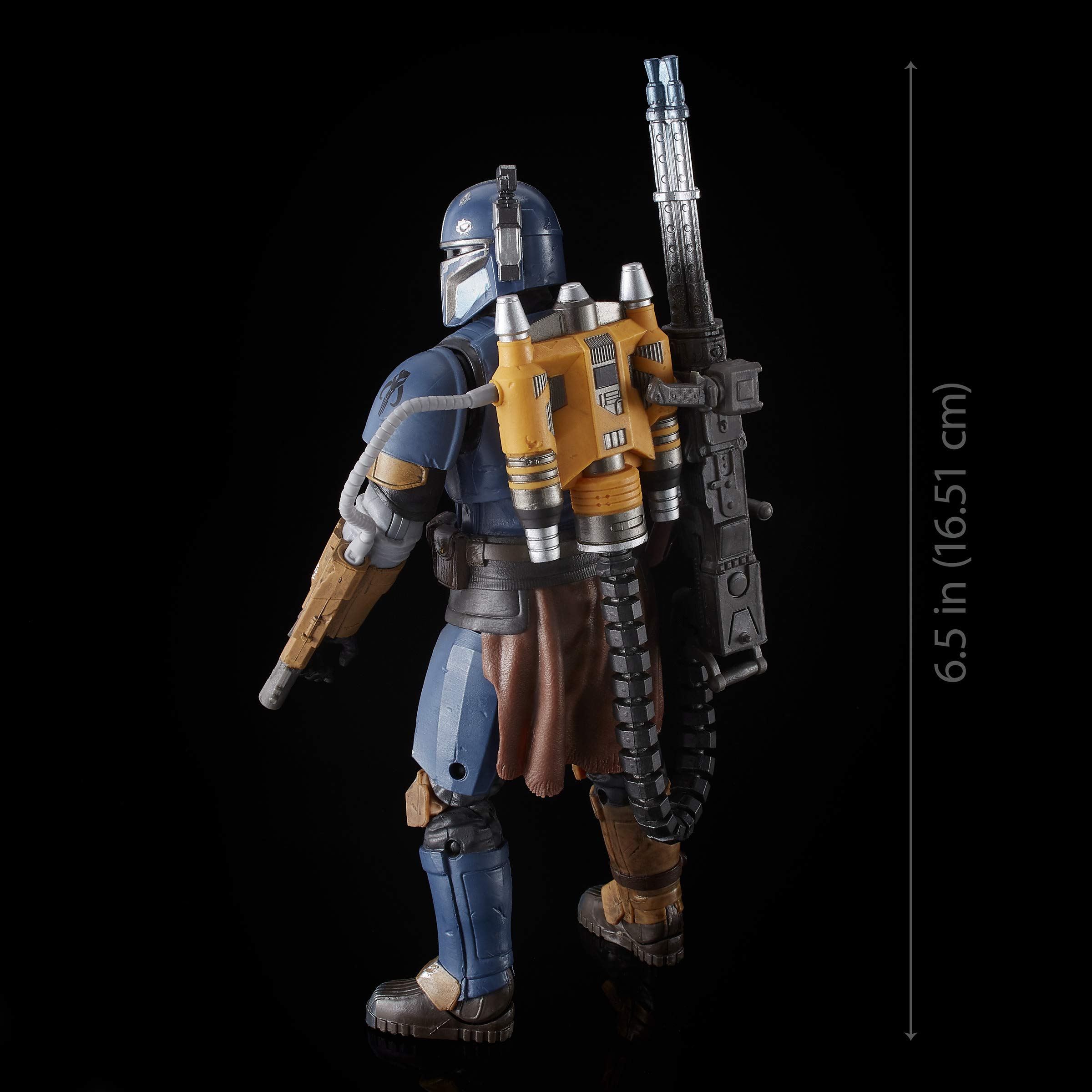 Foto 7 | Figura de Acción Star Wars The Black Series Heavy Infantry Mandalorian de 15 Cm - Venta Internacional