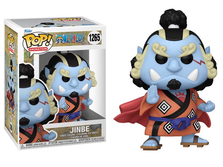 Foto 3 pulgar | Figura de Vinilo Pop de Una Pieza Jinbe Funko con Protector de Caja - Venta Internacional