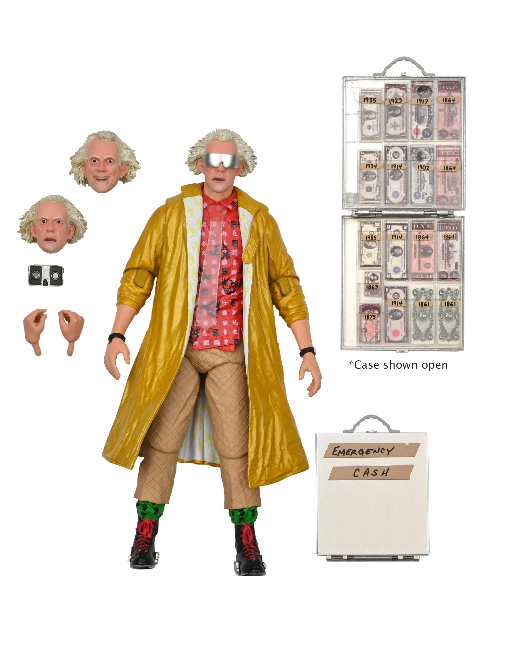 Foto 2 pulgar | Figura de Acción Neca Regreso Al Futuro Ultimate Doc Brown de 18 cm - Venta Internacional