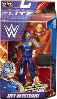 Foto 6 | Figura de Acción Mattel Wwe Rey Mysterio Summerslam Elite - Venta Internacional