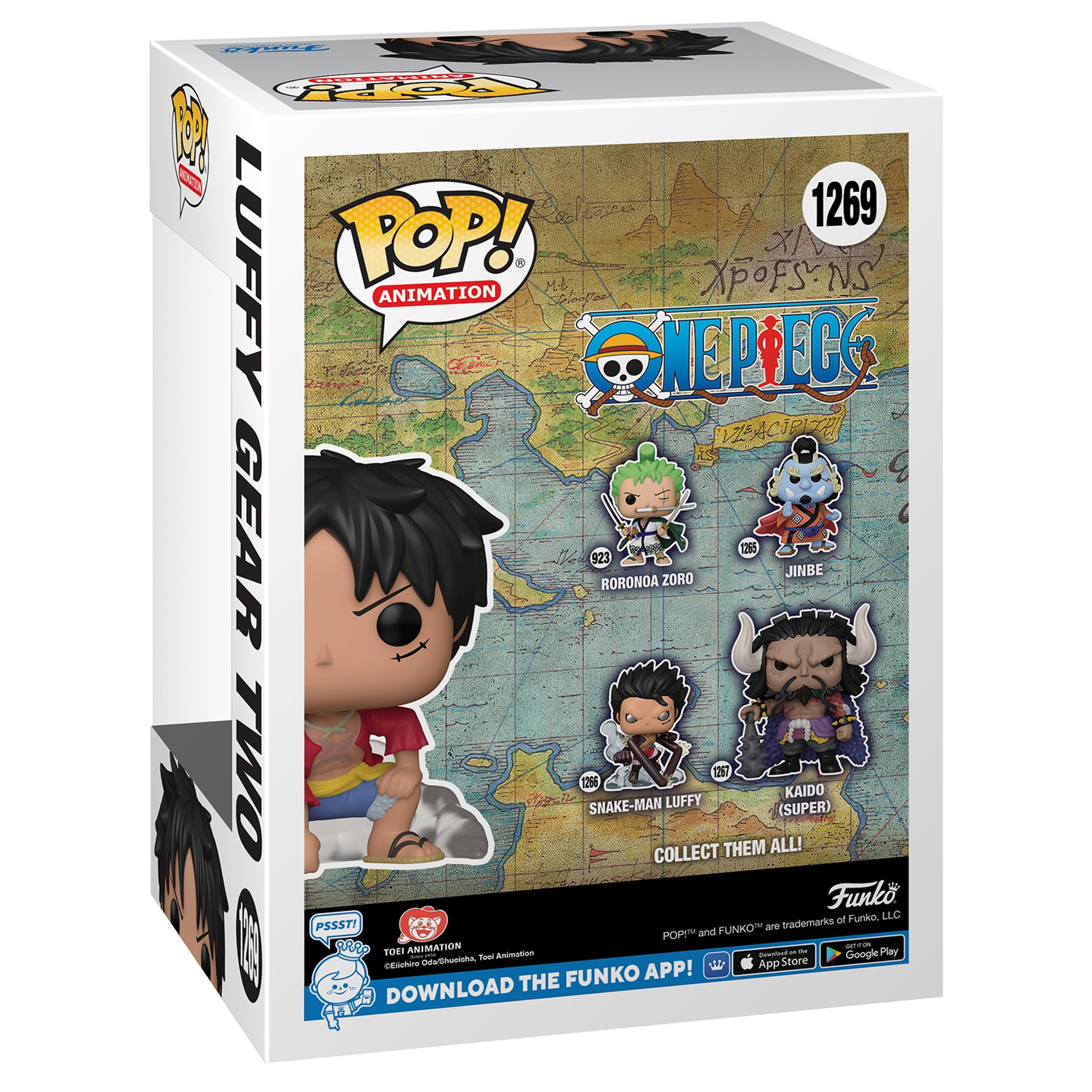Foto 4 pulgar | Figura de Vinilo Funko Pop! Animación One Piece Luffy Gear Two - Venta Internacional