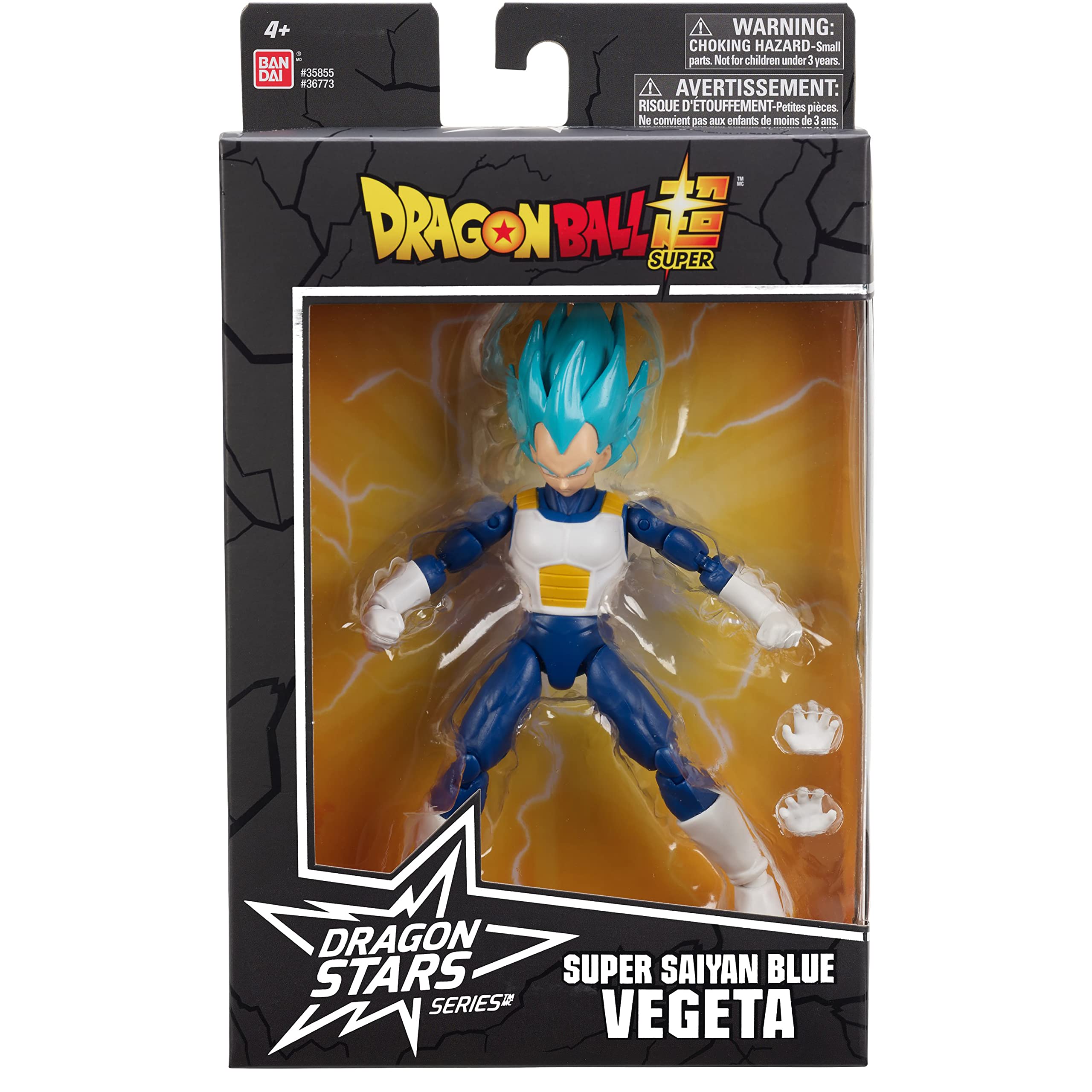 Foto 4 pulgar | Figura de Acción Dragon Ball Super Dragon Stars Vegeta Blue - Venta Internacional