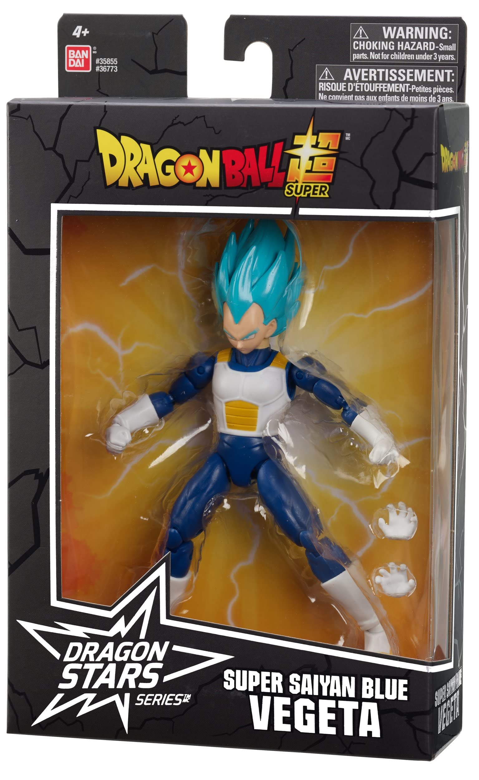 Foto 5 pulgar | Figura de Acción Dragon Ball Super Dragon Stars Vegeta Blue - Venta Internacional