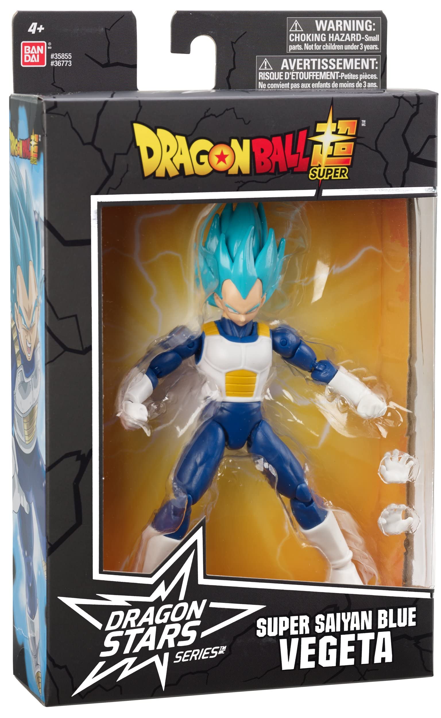 Foto 6 pulgar | Figura de Acción Dragon Ball Super Dragon Stars Vegeta Blue - Venta Internacional