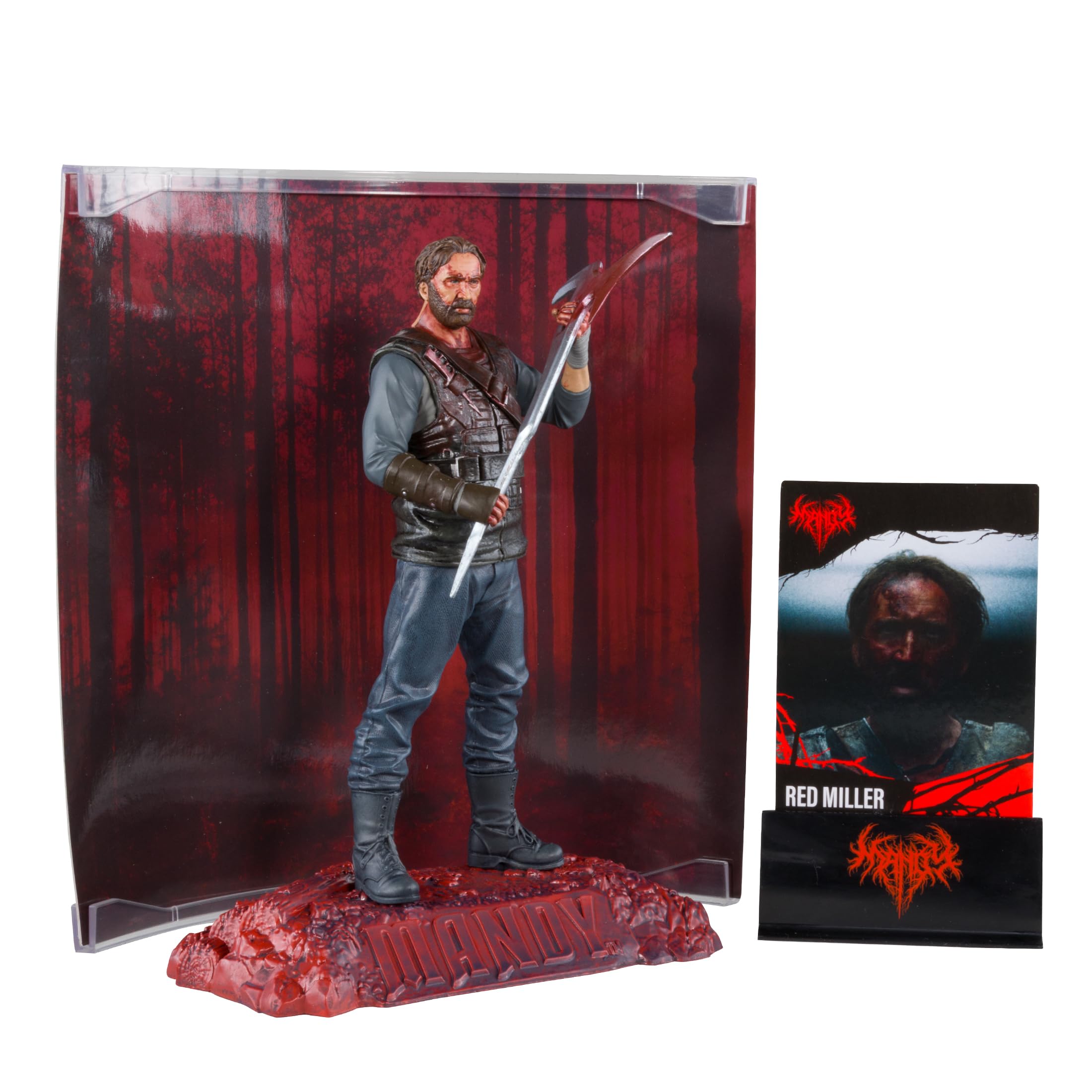 Foto 2 pulgar | Figura de Acción Mcfarlane Toys Movie Maniacs Red Miller - Venta Internacional