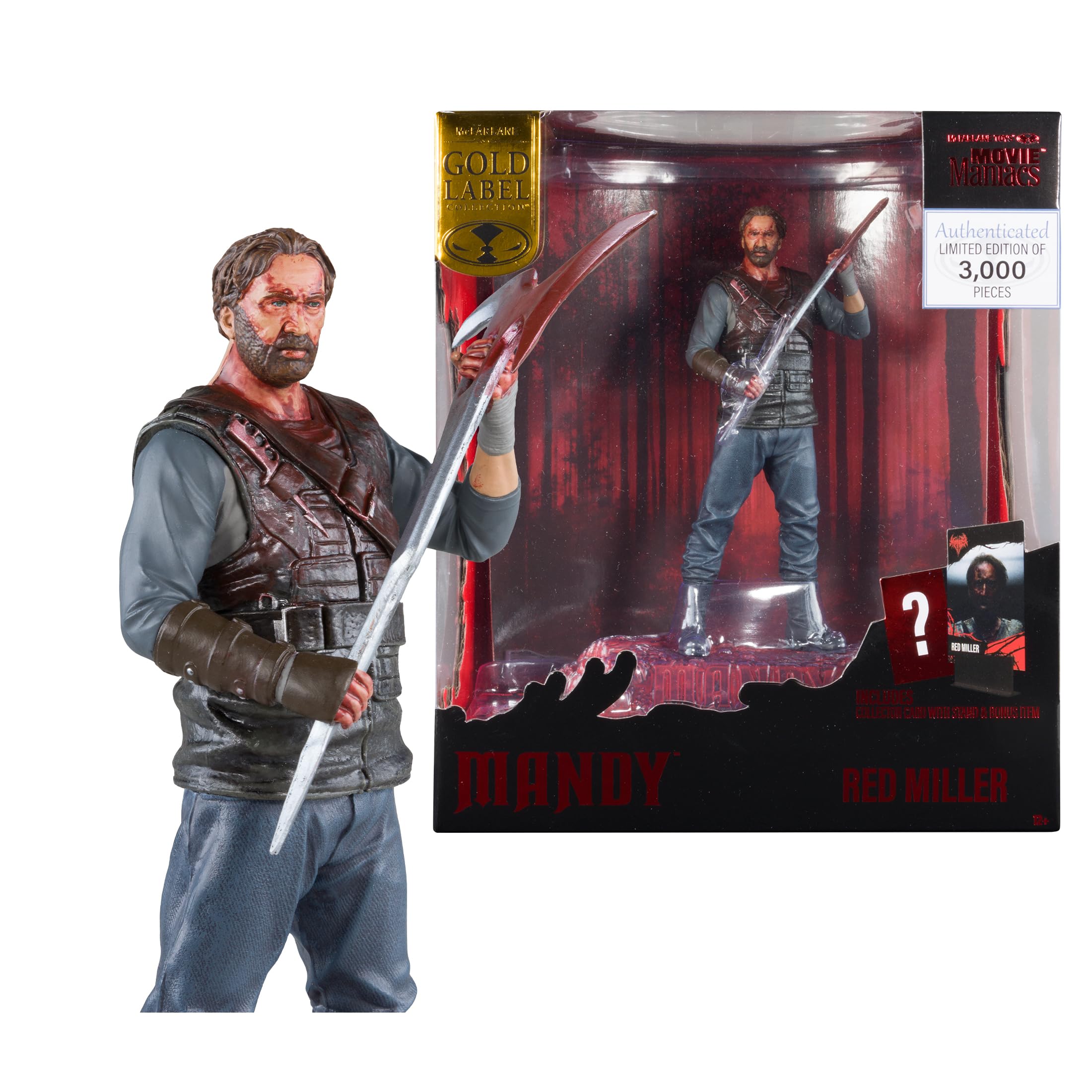 Foto 3 pulgar | Figura de Acción Mcfarlane Toys Movie Maniacs Red Miller - Venta Internacional