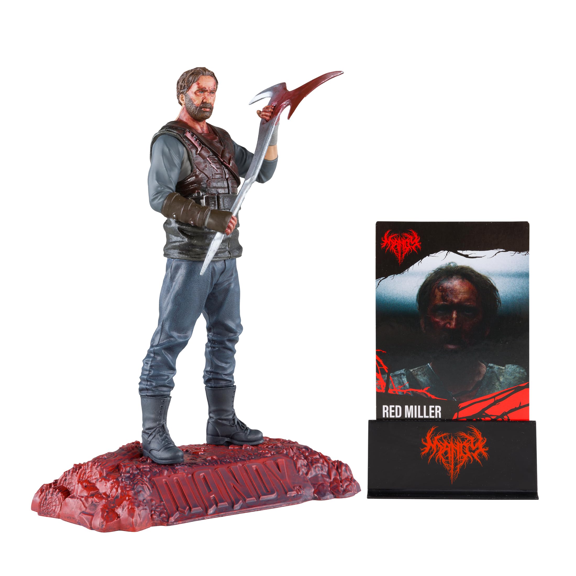 Foto 3 | Figura de Acción Mcfarlane Toys Movie Maniacs Red Miller - Venta Internacional