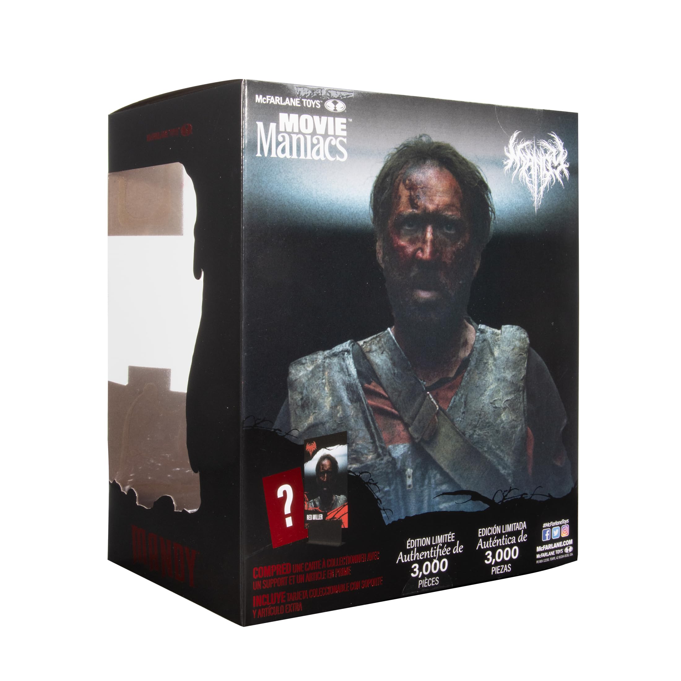 Foto 8 pulgar | Figura de Acción Mcfarlane Toys Movie Maniacs Red Miller - Venta Internacional