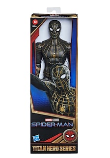 Foto 3 | Figura de Acción Spider-man Marvel Titán Hero 30 cm Negro- Dorado - Venta Internacional