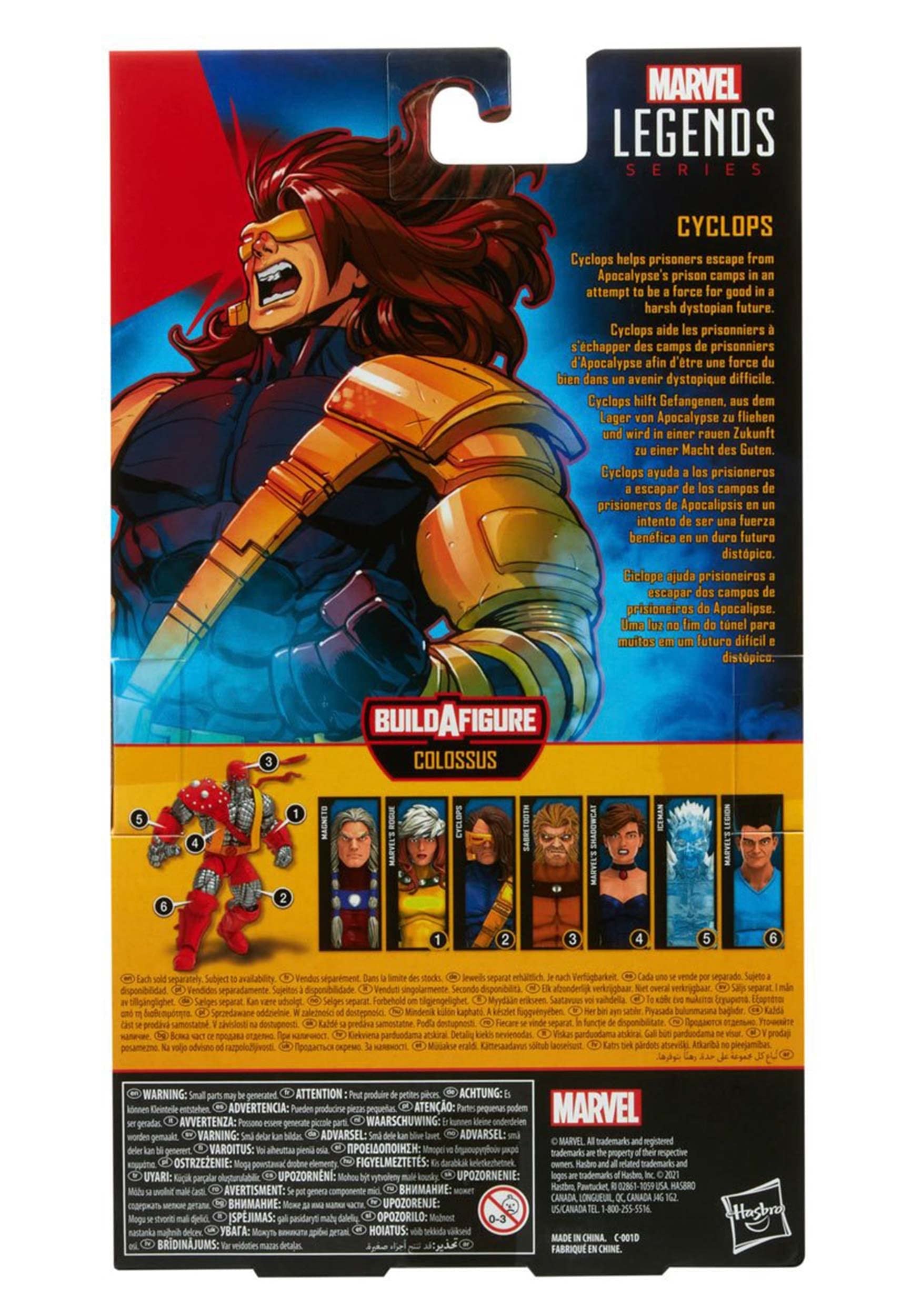 Foto 6 pulgar | Figura de Acción Marvel Hasbro Legends Series Cyclops 15 cm - Venta Internacional