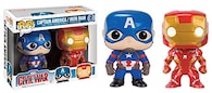 Funko Pop Capitán América Civil War Paquete de 2 Con 10 Cm - Venta Internacional