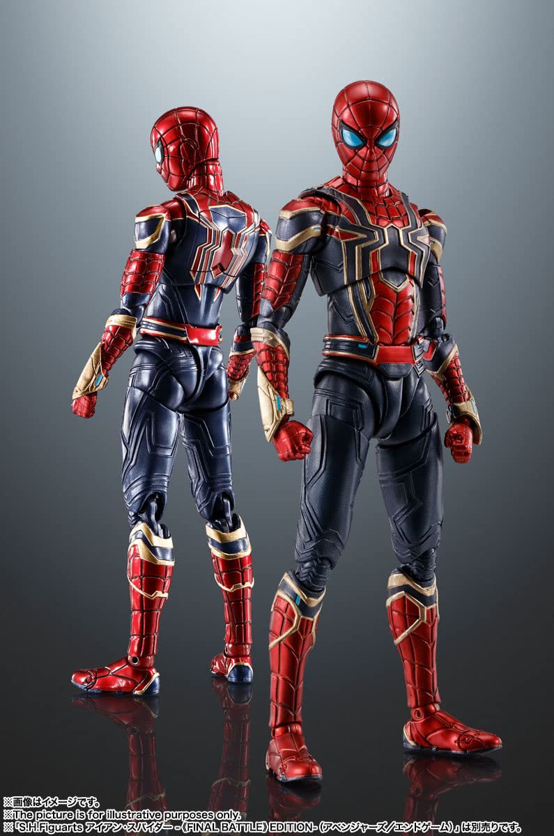 Foto 3 | Figura de Acción Tamashii Nations Spider Man Iron Spider - Venta Internacional