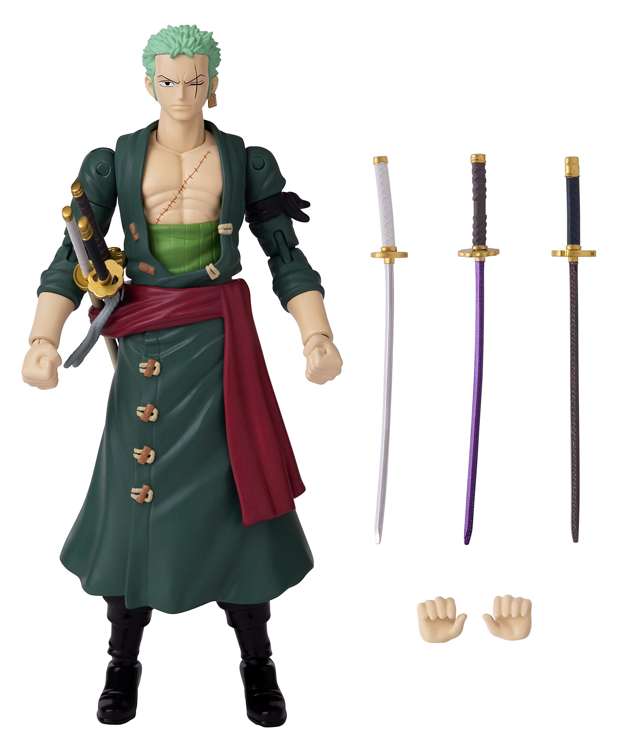 Foto 2 pulgar | Figura de Acción Bandai America Anime Heroes One Piece Zoro - Venta Internacional
