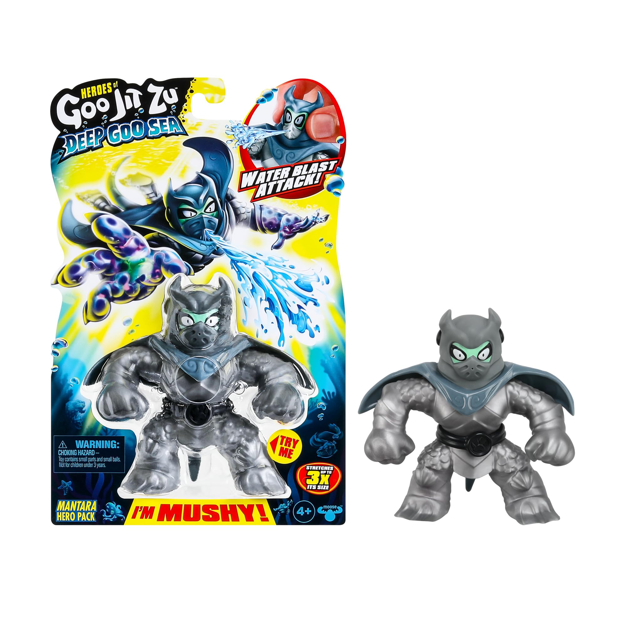 Foto 2 pulgar | Héroe Toy Heroes Of Goo Jit Zu Deep Goo Sea Mantara - Venta Internacional