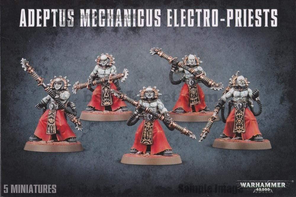 Foto 1 | Kit para Figuras Games Workshop Warhammer 40,000 Adeptus Mechanicus Electro-Priests 5 Piezas - Venta Internacional