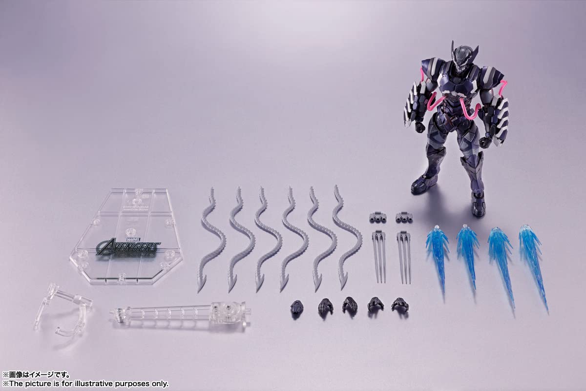 Foto 5 | Figura de Acción Tamashii Nations Venom Symbiote Wolverine 16 cm - Venta Internacional