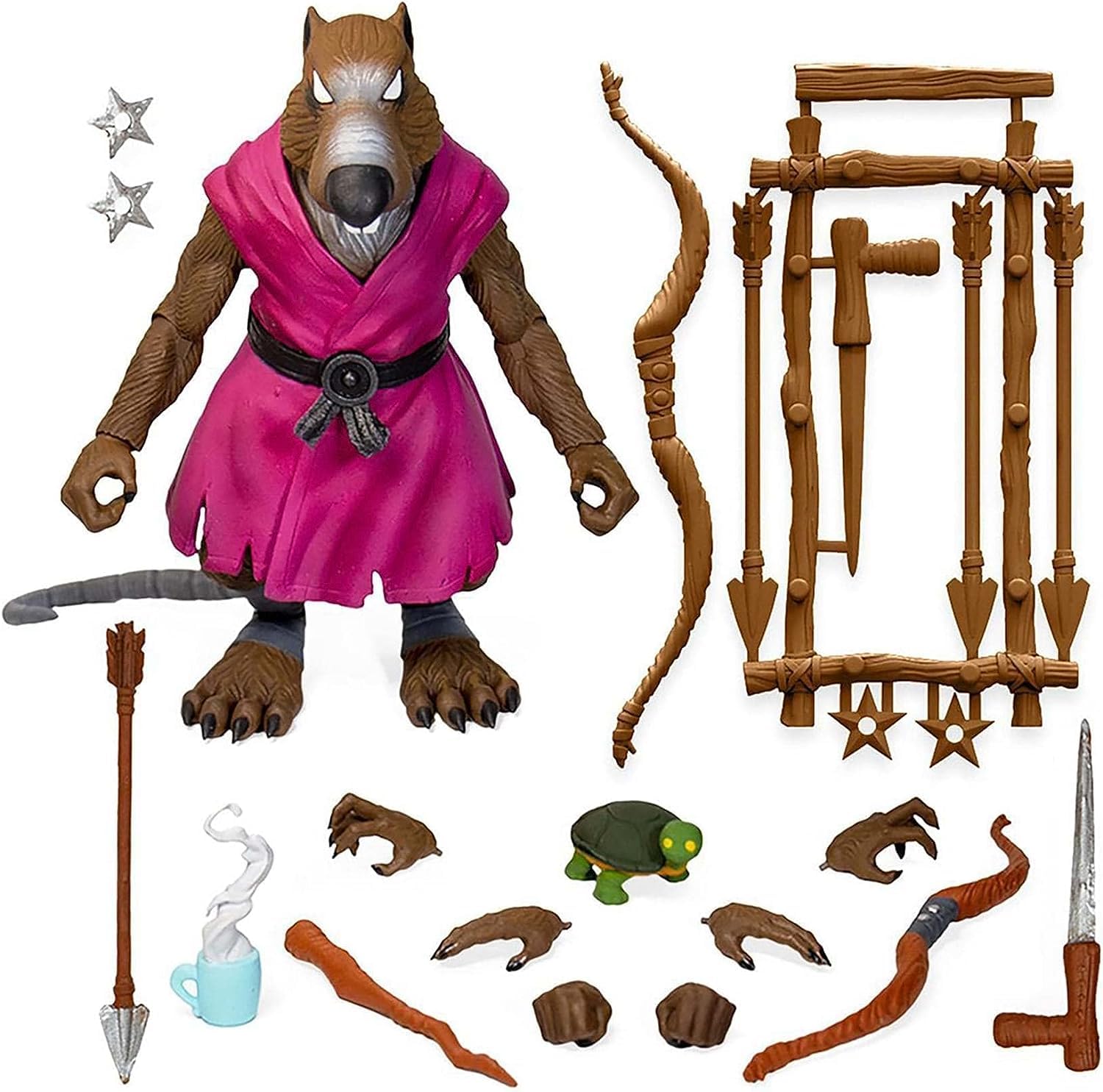 Foto 2 pulgar | Figura Super7 Splinter de Teenage Mutant Ninja Turtles-Venta Internacional