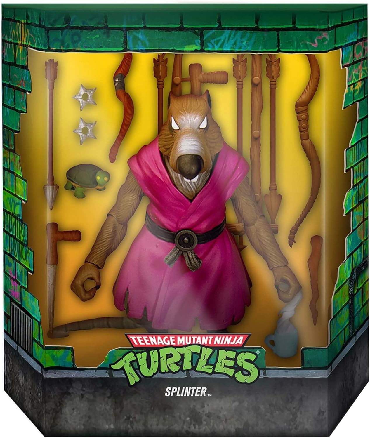 Foto 3 pulgar | Figura Super7 Splinter de Teenage Mutant Ninja Turtles-Venta Internacional
