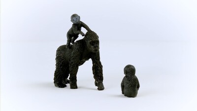 Foto 5 | Set Familiar Toy Schleich Vida Salvaje Gorilas - Venta Internacional