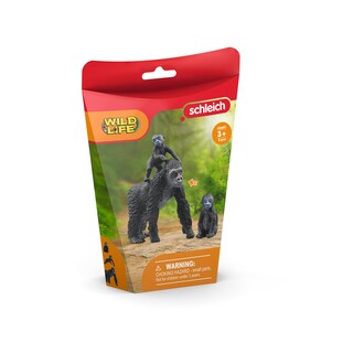 Foto 7 | Set Familiar Toy Schleich Vida Salvaje Gorilas - Venta Internacional