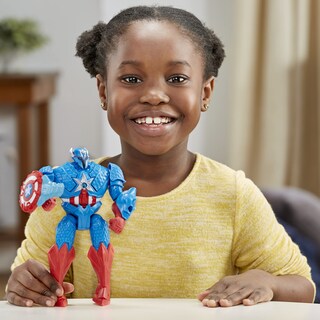Foto 4 | Figura de Acción Marvel Avengers Mech Strike Captain America - Venta Internacional