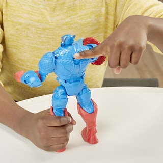 Foto 5 | Figura de Acción Marvel Avengers Mech Strike Captain America - Venta Internacional
