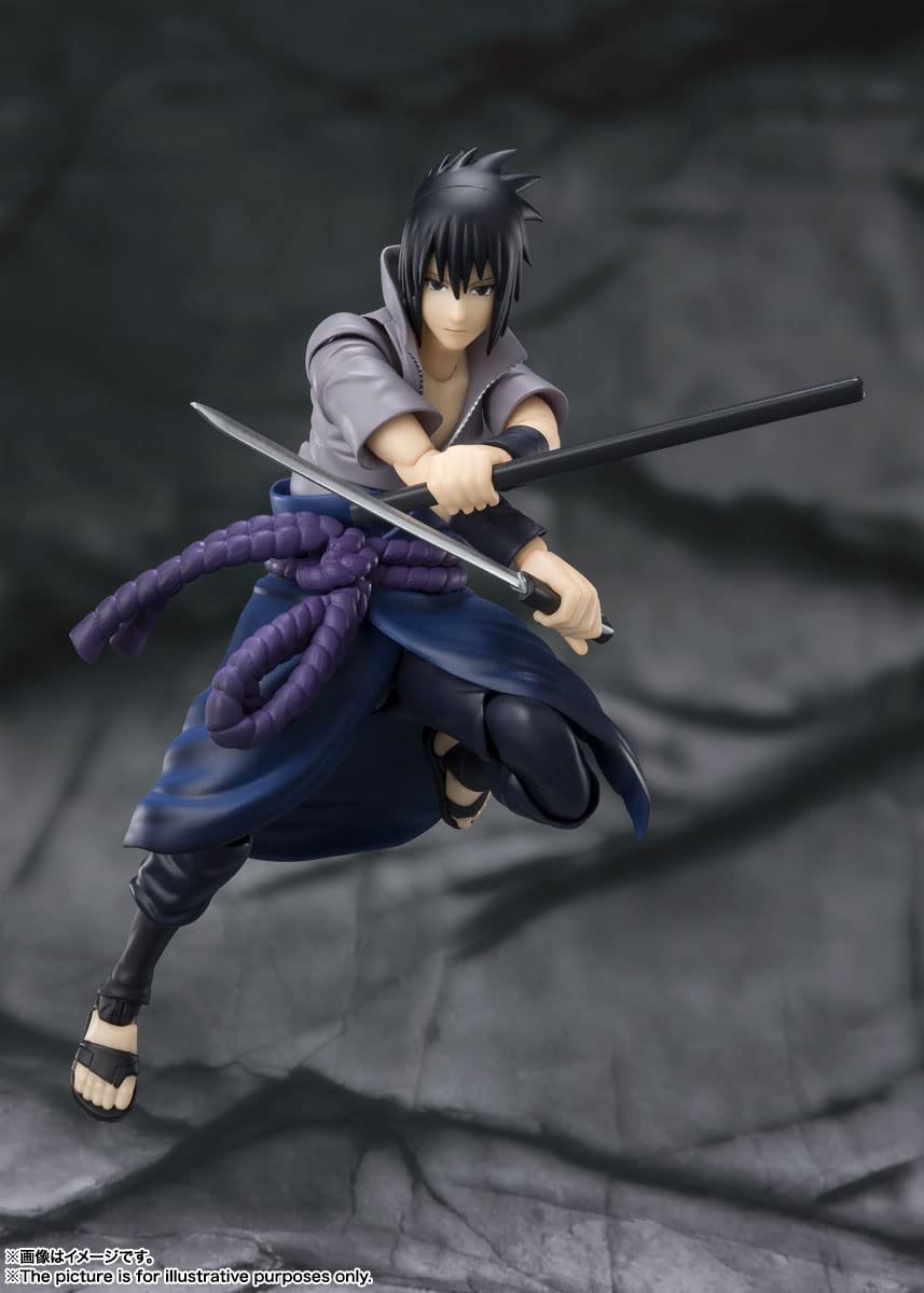 Foto 4 pulgar | Figura De Acción Tamashi Nations Naruto Shippuden Sasuke Uchiha - Venta Internacional