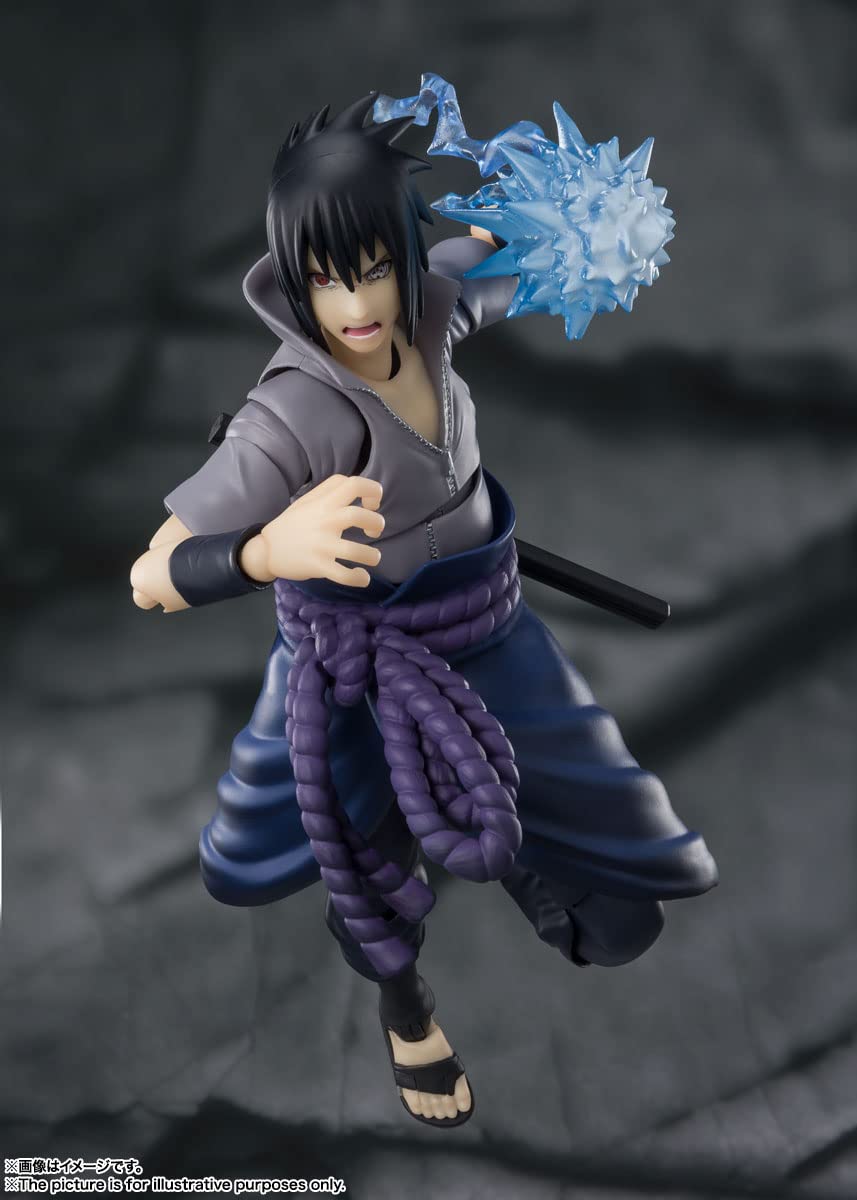 Foto 6 pulgar | Figura De Acción Tamashi Nations Naruto Shippuden Sasuke Uchiha - Venta Internacional