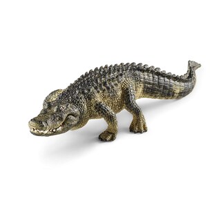 Foto 1 | Figura De Cocodrilo Schleich Wild Life Realista Con Mandíbula Móvil - Venta Internacional