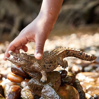 Foto 4 | Figura De Cocodrilo Schleich Wild Life Realista Con Mandíbula Móvil - Venta Internacional