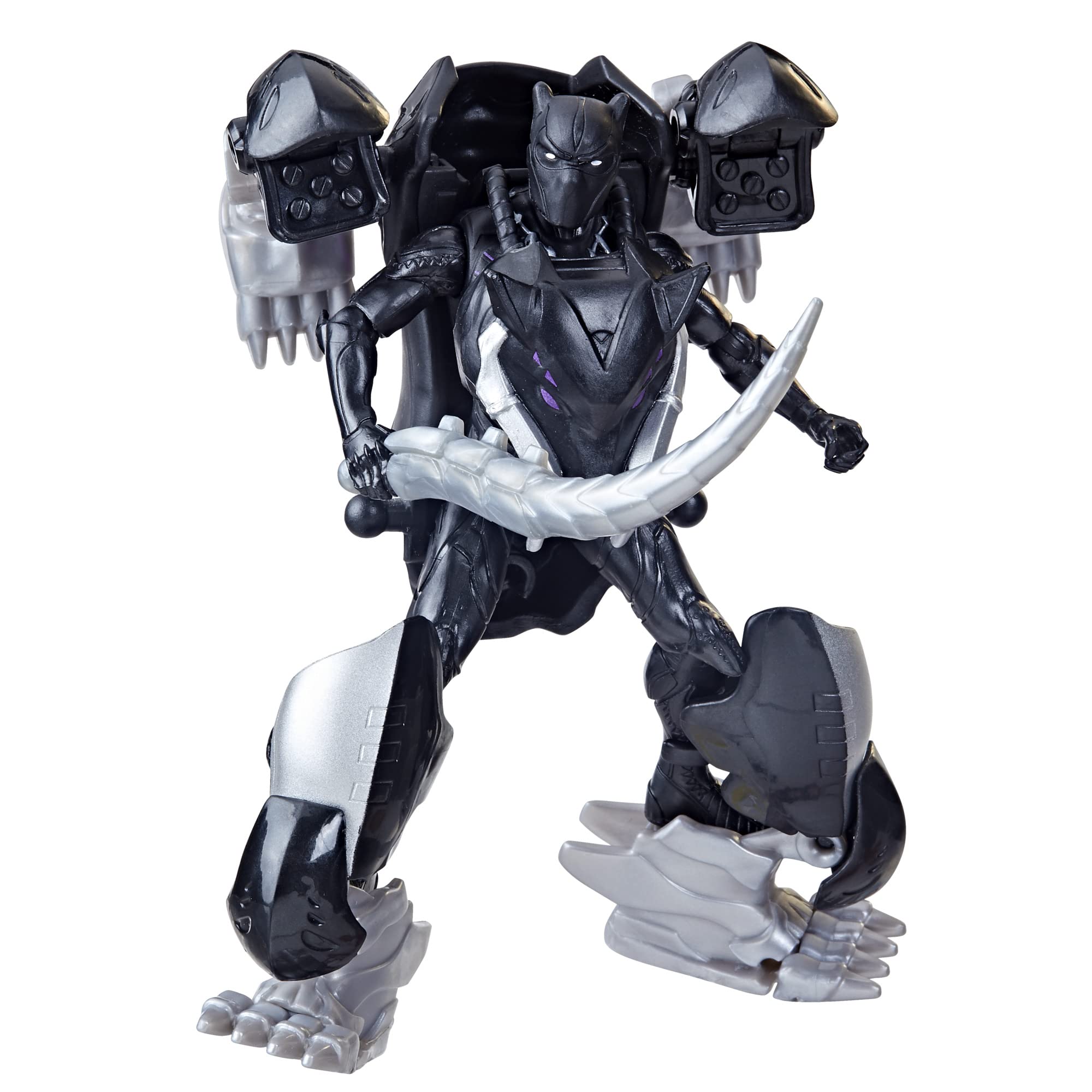 Foto 8 pulgar | Figura de Acción Marvel Mech Strike Mechasaurs Black Panther - Venta Internacional