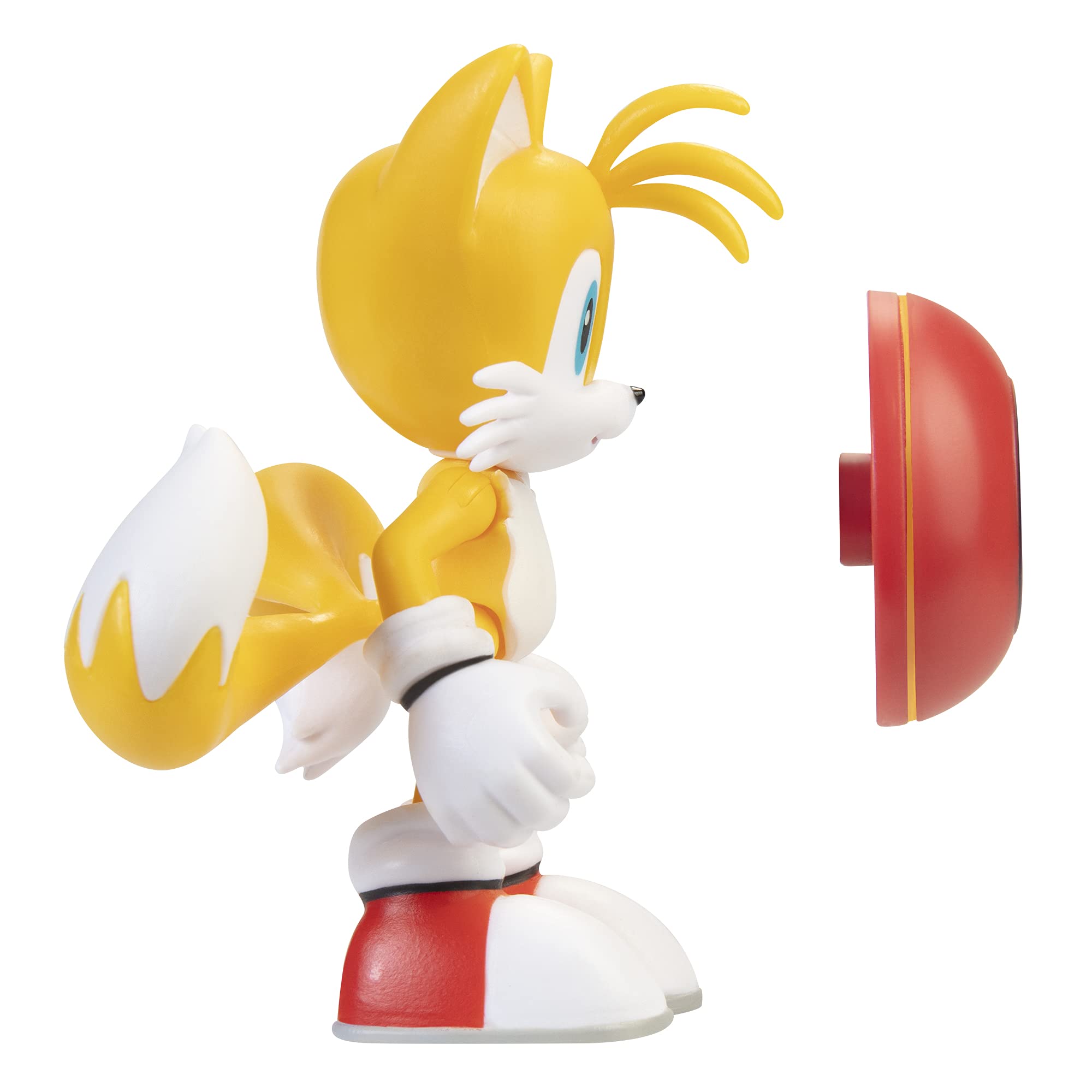 Foto 4 pulgar | Figura de Acción Sonic The Hedgehog Modern Tails 10 cm con Estrella - Venta Internacional