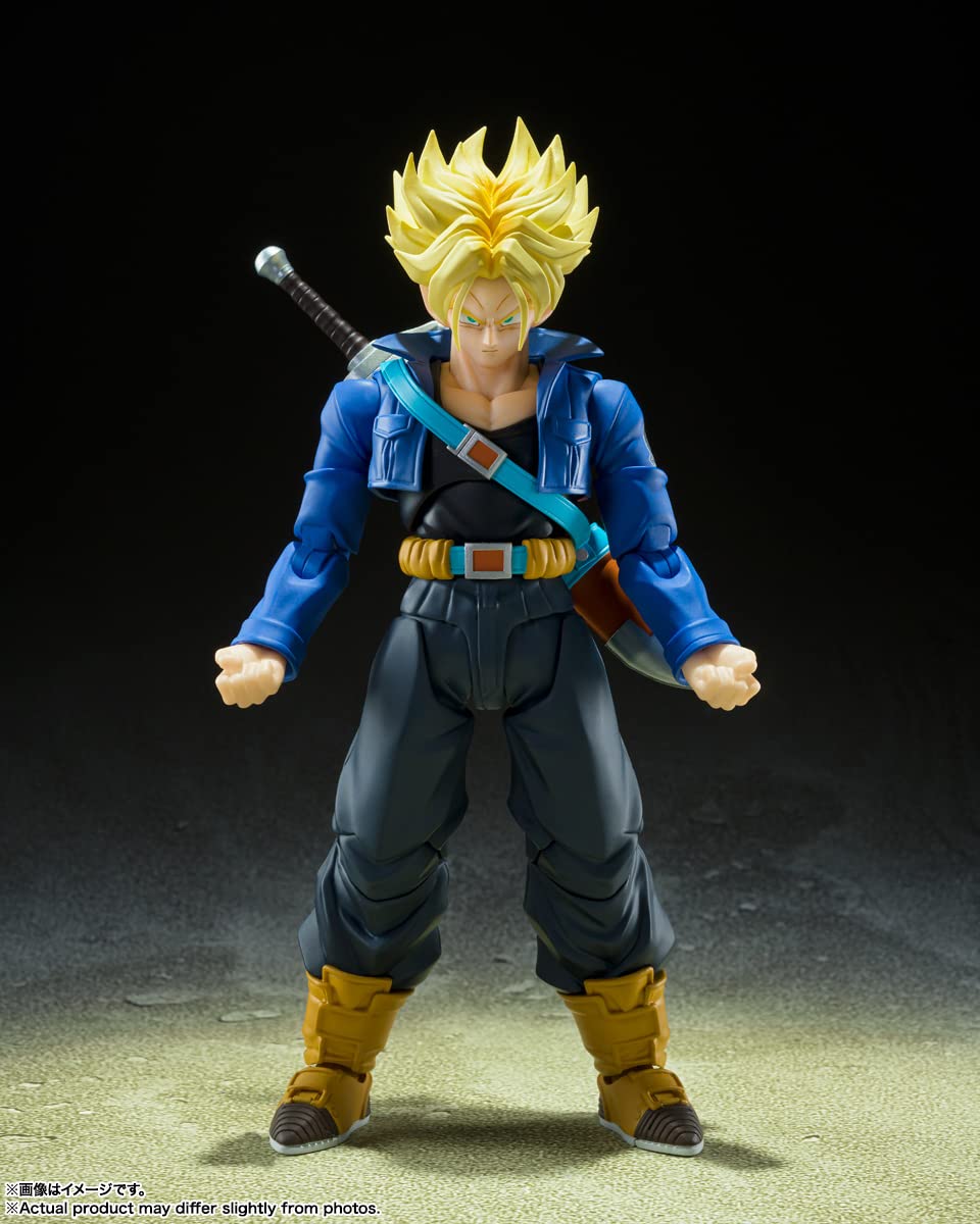 Foto 3 pulgar | Figura De Acción Trunks De Tamashii Nations Super Saiyan Dragon Ball Z - Venta Internacional.