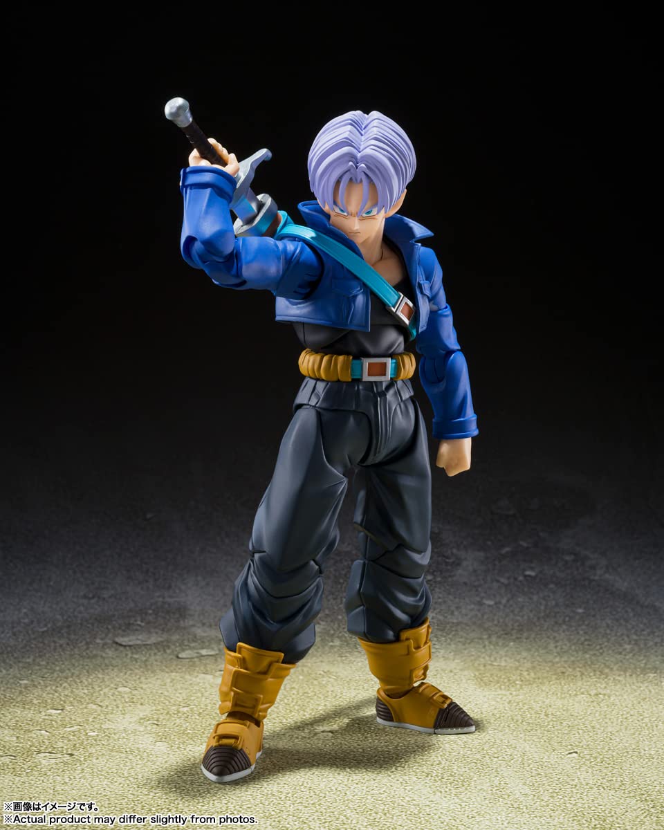Foto 4 pulgar | Figura De Acción Trunks De Tamashii Nations Super Saiyan Dragon Ball Z - Venta Internacional.